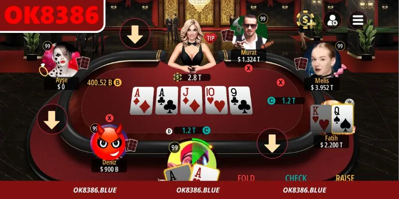 Poker là trò chơi bài thiên về trí tuệ nổi tiếng